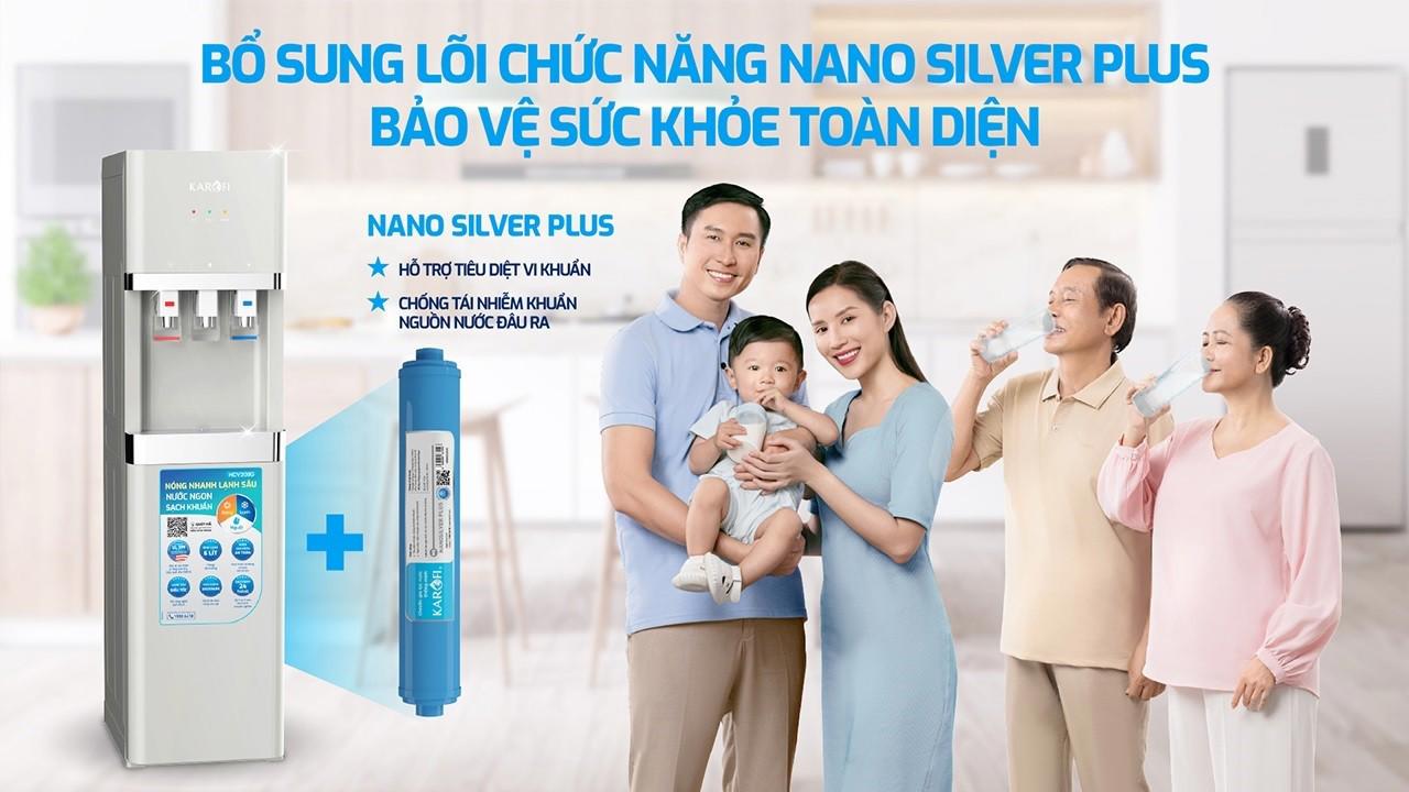 Bổ sung lõi lọc nước chức năng Nano Silver Plus